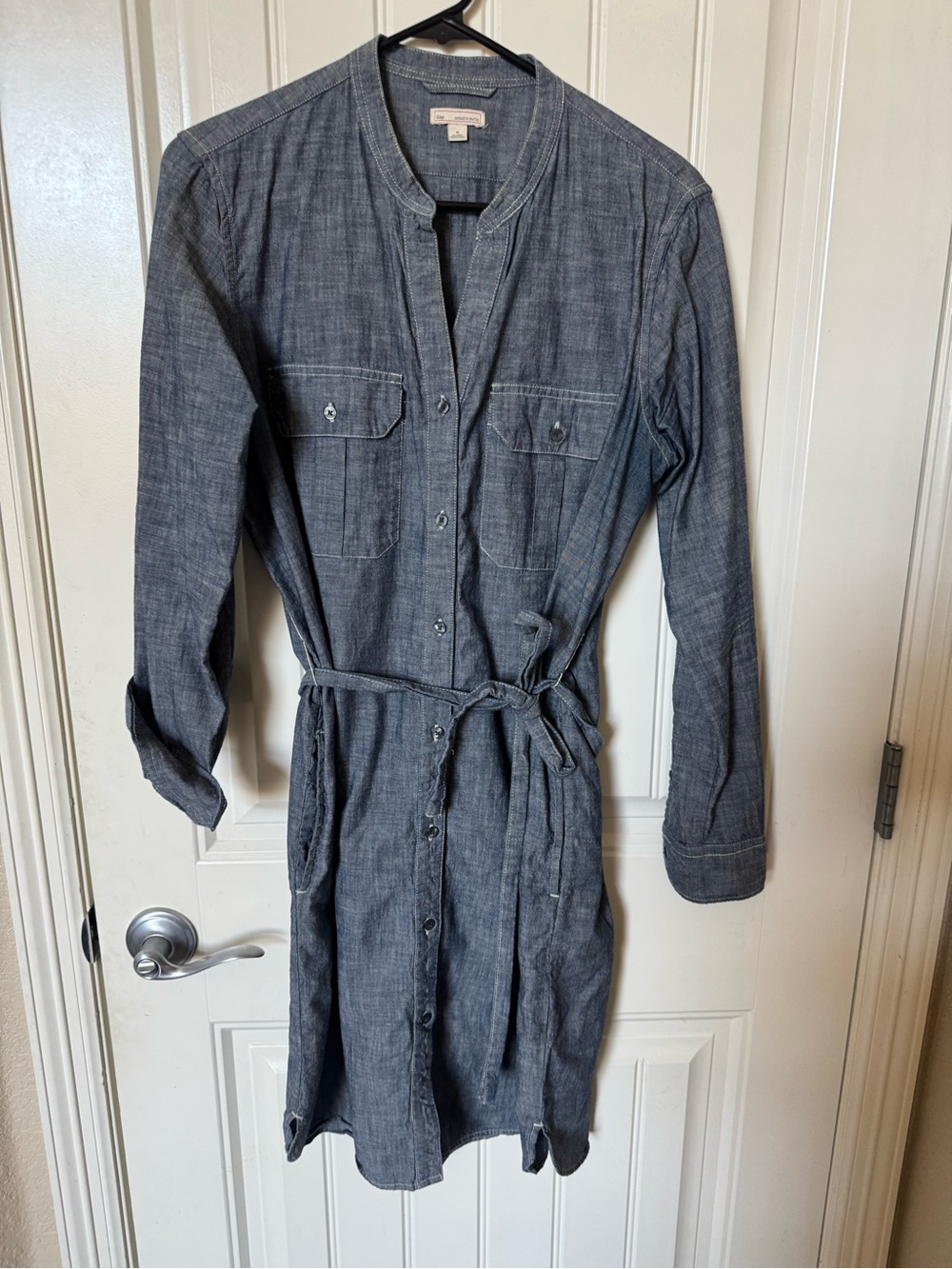 GAP Light Blue Chambray Button-Up Shirt